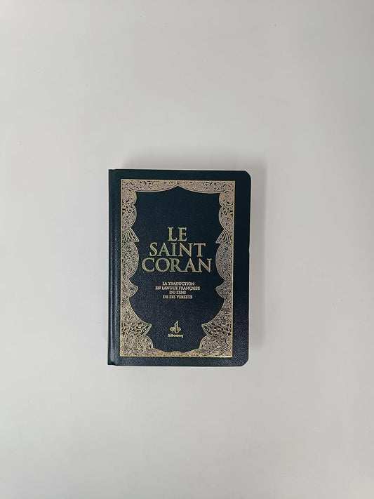 Le Saint Coran - français noir 8,0 cm × 12,0 cm × 3,0 cm